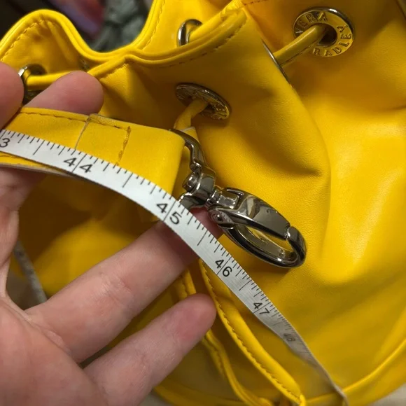 Vera Bradley Bright Yellow Poly Bucket Crossbody Bag - Picture 9 of 9